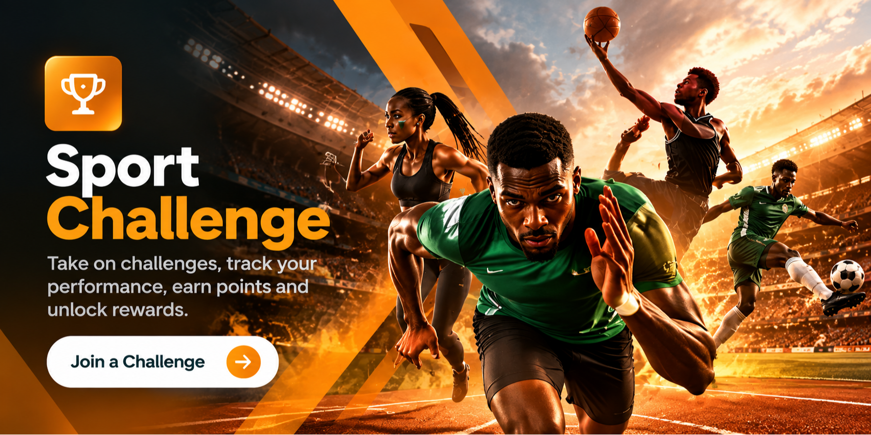 SportHub Sport Challenge – compete in sports challenges, track progress and earn rewards